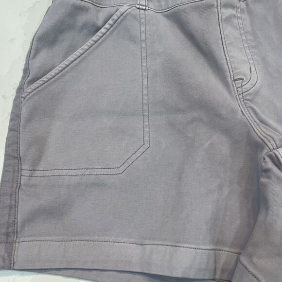 SPANX STRETCH 4” TWILL SHORTS Mauve Blush pull on slimming casual chino S - Picture 3 of 12